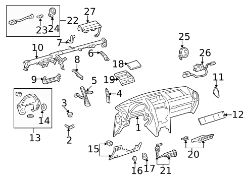 Ignition Lock for 2001 Lexus IS300 #1
