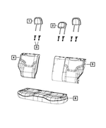 7ER34LXHAA - Interior Trim: Rear Seat Back Cover for Jeep: Renegade Image