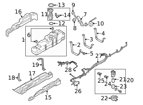 Fuel System Components for 2016 Ford F-450 Super Duty #0