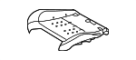 52107344902 - Body: Seat Cushion Pad for BMW: 228i, 228i xDrive, 230i, 230i xDrive, 328i GT xDrive, 330i GT xDrive, 335i GT xDrive, 340i GT xDrive, 428i, 428i Gran Coupe, 428i xDrive, 428i xDrive Gran Coupe, 430i, 430i Gran Coupe, 430i xDrive, 430i xDrive Gran Coupe, 435i, 435i Gran Coupe, 435i xDrive, 435i xDrive Gran Coupe, 440i, 440i Gran Coupe, 440i xDrive, 440i xDrive Gran Coupe, M2, M235i, M235i xDrive, M240i, M240i xDrive, M4 Image