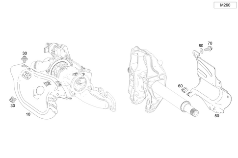 Shielding and Soundproofing At Engine, Transmission, Front Axle Transmission for 2026 Mercedes-Benz CLA35 AMG #0