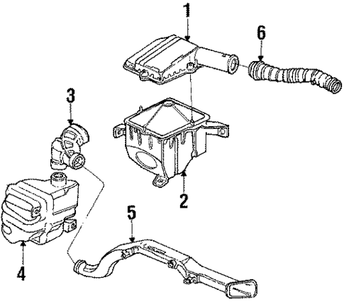 Air Intake for 1989 Honda Civic #0