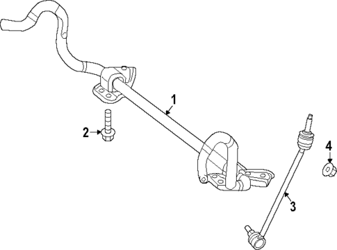 Stabilizer Bar & Components for 2023 Mercedes-Benz EQE AMG&reg; #0