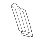 54347125121 - : Side Seal for BMW: 645Ci, 650i, M6 Image