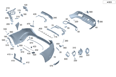 Rear Bumper for 2026 Mercedes-Benz GLE450e #0