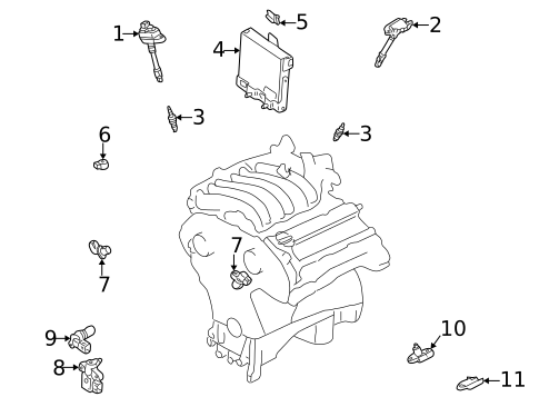 Ignition Coil for 2003 INFINITI QX4 #0