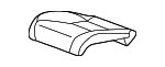 81531T56A62ZB - Body: Cushion Cover for Honda Image