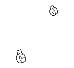 9613642501 - Cooling System: Reservoir Hose Clamp for Scion: iQ | Toyota: Avalon, C-HR, Camry, Corolla, GR Corolla, Highlander, Mirai, Prius C, RAV4 Image