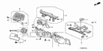 77322TA6A00 - Interior/Bumper: CAP, DRIVER COVER STAY (LOWER) for Acura Image