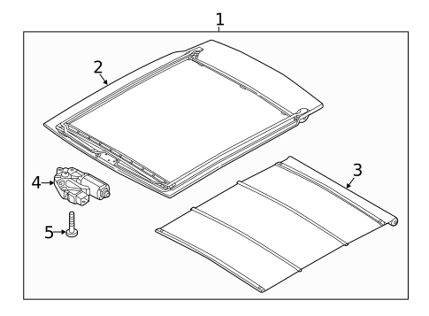 Sunroof for 2012 Land Rover Range Rover Evoque #1