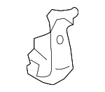 19185065 - : Filler Pipe Lower Bracket for Pontiac: Vibe Image