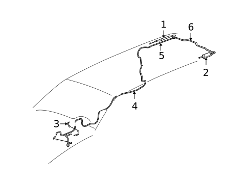 Antenna & Radio for 2008 Cadillac SRX #0
