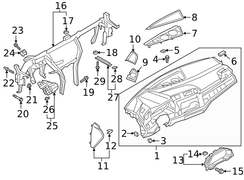 Instrument Panel for 2025 Audi Q3 #0