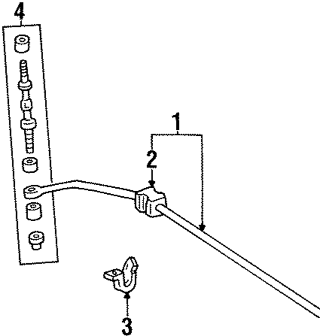 FOVY5A486A - Suspension: Stabilizer Link for Ford Image
