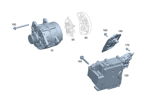 Alternator for 2022 Mercedes-Benz Maybach GLS600 #0