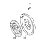 52107834AB - Clutch: Clutch Disc for Mopar Image