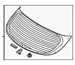 87110A5020 - : 2013-2017 Hyundai Elantra GT - Back Glass for Hyundai: Elantra GT Image