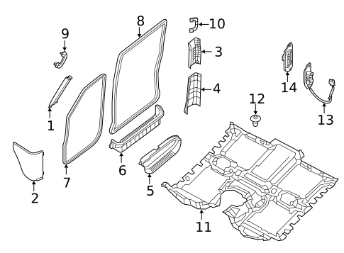 Interior Trim - Pillars for 2015 Nissan NV3500 #0