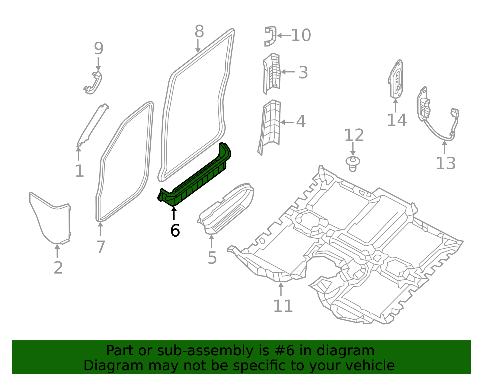74996-1PA5A - Door Sill Plate 2012-2021 Nissan | Official Nissan Parts ...