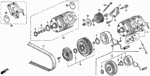 38812PH1003 - Body/Air Conditioning: RING B, SNAP for Acura Image