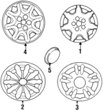 MR761465 - Suspension: Wheel Cap for Chrysler: Sebring Image