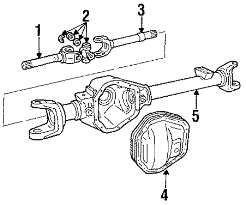Front Axle for 1987 Dodge D350 #0