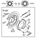 5106004AC - : Parking Brake Adapter, Right Or Left for Mopar Image