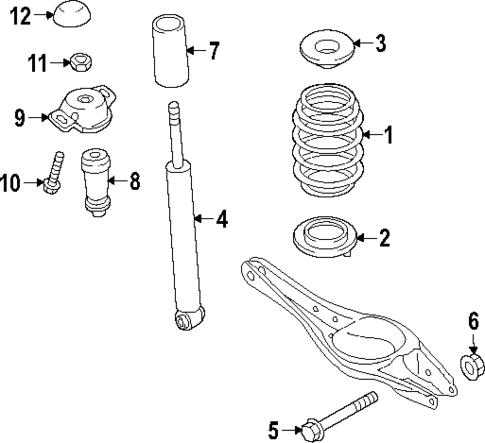 Shocks & Components for 2012 Volkswagen Jetta #15