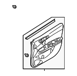 7221D568XA - : Door Trim Panel for Mitsubishi: Eclipse Cross Image