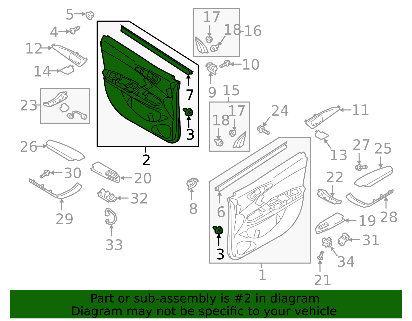 7221F485XB - Door Trim Panel 2022-2025 Mitsubishi Eclipse Cross 7221F485XB - Door Trim Panel 2022-2025 Mitsubishi Eclipse Cross