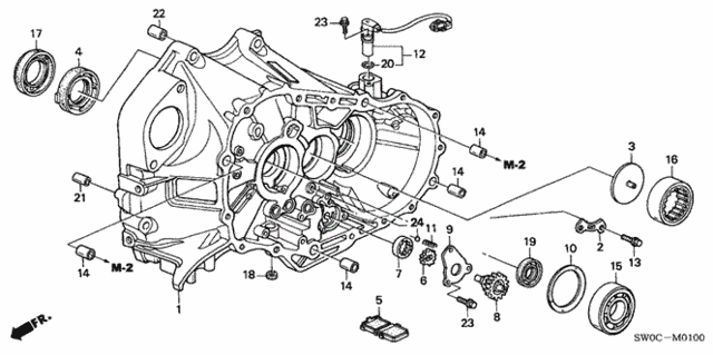 MT Clutch Case for 2004 Acura NSX #0