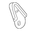 12387021 - Body: Latch Cover for Chevrolet: C1500, C2500, C3500, K1500 Pickup, K2500 Pickup, K3500 Pickup | GMC: C1500 Pickup, C2500 Pickup, C3500 Pickup, K1500 Pickup, K2500 Pickup, K3500 Pickup Image