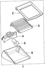 92863106100 - : 1986-1995 Porsche - Stop Lamp Assembly Frame for Porsche: 928, 944 Image