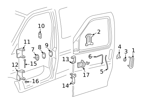 Rear Door for 1998 Chevrolet Express 2500 #1