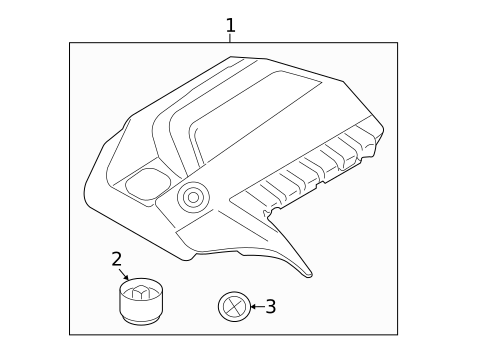 Engine Appearance Cover for 2017 BMW M2 #0
