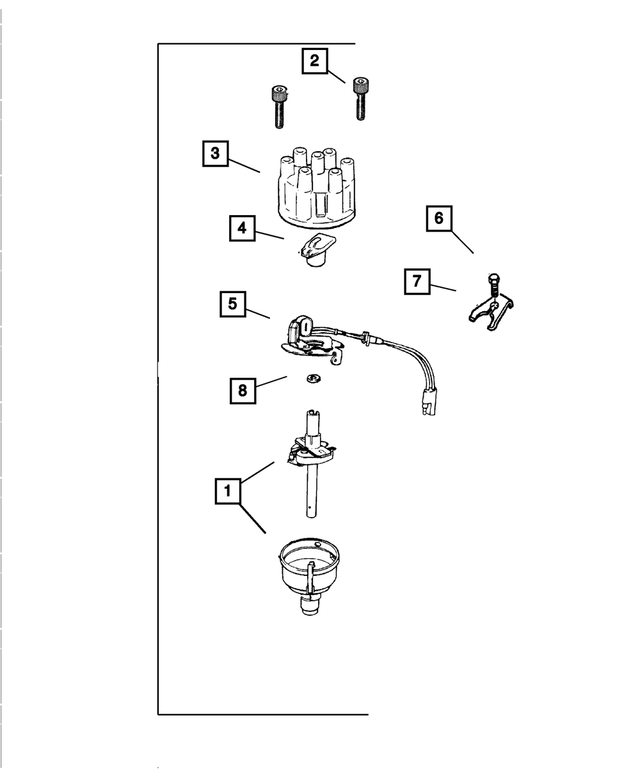 5142591AA - Electrical: Distributor Cap for Mopar Image