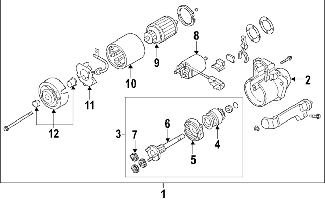 233181CA0A - : Drive End Housing for INFINITI: FX50 Image
