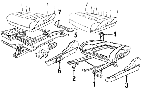 Power Seats for 1993 Chrysler LeBaron #0