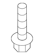 N91246101 - Body: Hinge Bolt for Audi Image
