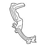 12568542 - Electrical: Control Cable Bracket for Chevrolet: Malibu | Oldsmobile: Alero | Pontiac: Grand Am Image