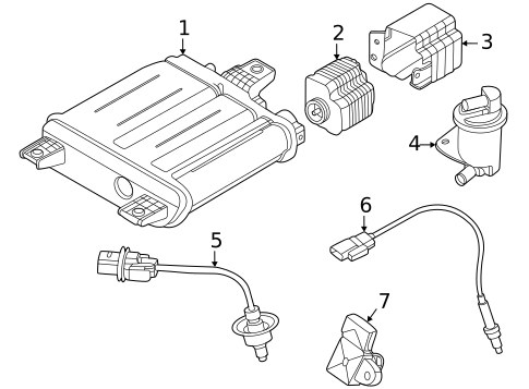 Emission Components for 2025 Hyundai Tucson #0