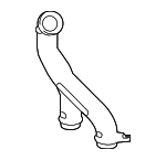 AJ813865 - Cooling System: Outlet Pipe for Jaguar Image