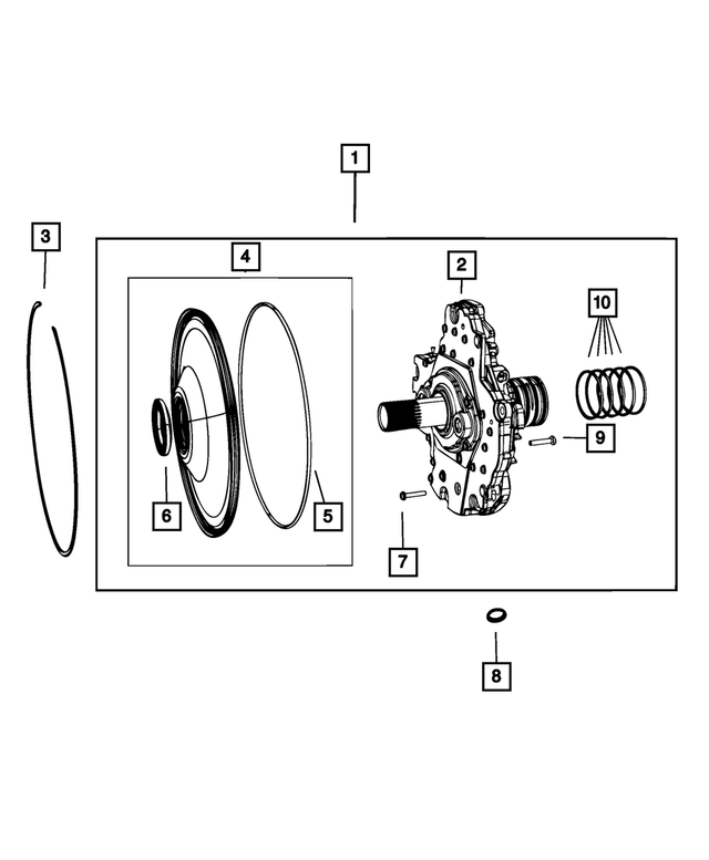 R8450973AB - Transmission: Transmission Pump Package, Remanufactured for Mopar Image