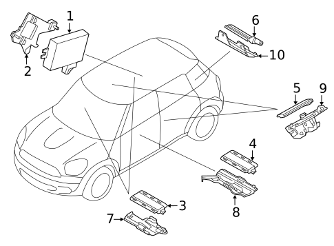 Electrical Components for 2013 Mini Cooper #0
