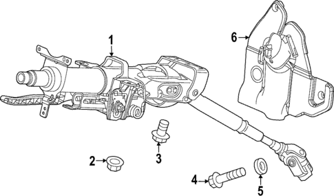 Steering Column Assembly for 2023 Honda HR-V #0