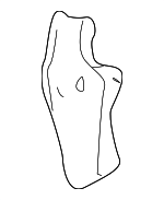 15783909 - Body: Instrument Panel Side Bracket for Buick: LeSabre | Cadillac: DeVille | Oldsmobile: Aurora | Pontiac: Bonneville Image