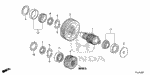 232325C5A10 - Transmission - Automatic: GEAR, SECONDARY DRIVEN for Honda Image