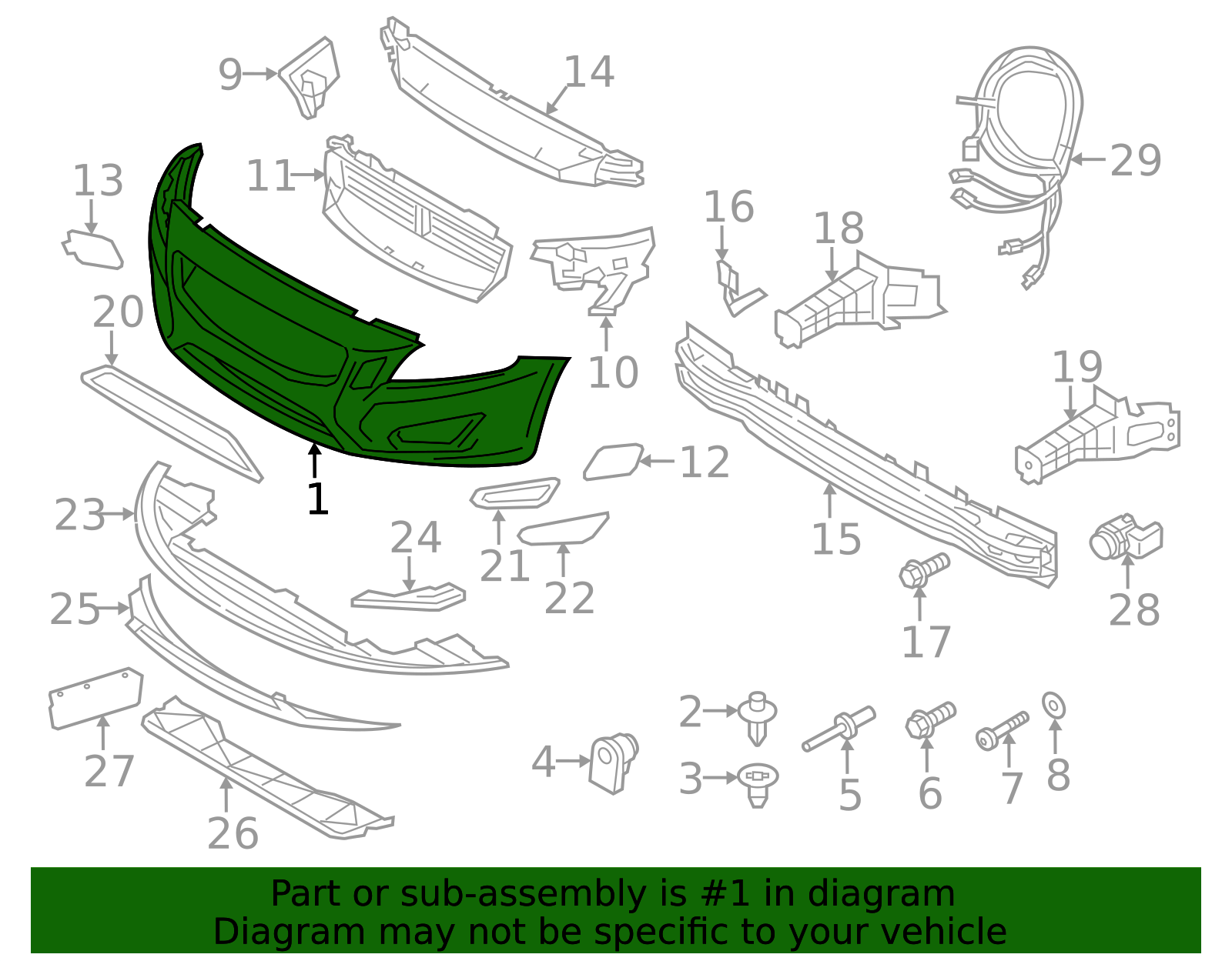 2011-2013 Volvo S60 Bumper Cover 39808105 | TascaParts.com
