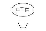 30763619 - Body: Bumper Cover Nut for Volvo Image