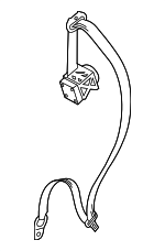 7P0857806HUHQ - Electrical: Seat Belt Assembly for Volkswagen: Touareg Image